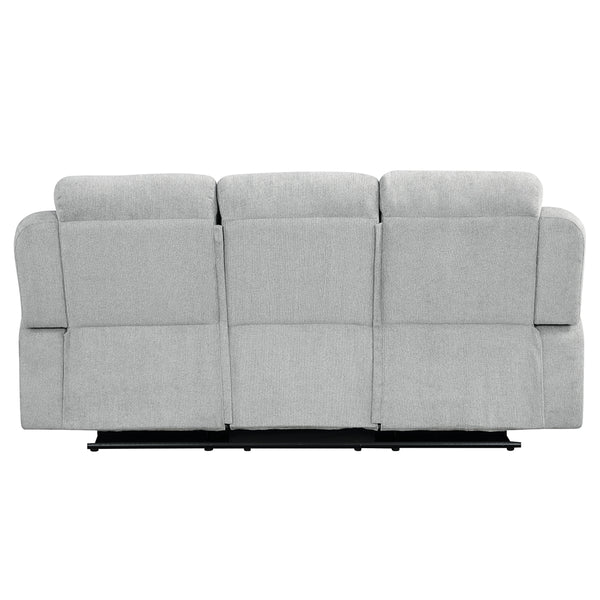ACME Galya Light Gray Chenille Motion Sofa Model LV04680