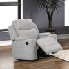 ACME Galya Light Gray Chenille Motion Glider Recliner Model LV04682