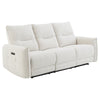 ACME Lalisa Cream Chenille Power Motion Sofa with USB Port Model LV04780