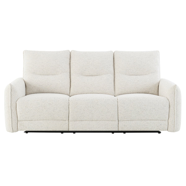 ACME Lalisa Cream Chenille Power Motion Sofa with USB Port Model LV04780
