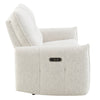 ACME Lalisa Cream Chenille Power Motion Loveseat with USB Port Model LV04781