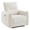 ACME Lalisa Cream Chenille Power Motion Recliner with USB Port Model LV04782