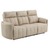 ACME Elison Dark Beige Polish Microfiber Motion Sofa Model LV05400