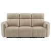 ACME Elison Dark Beige Polish Microfiber Motion Sofa Model LV05400