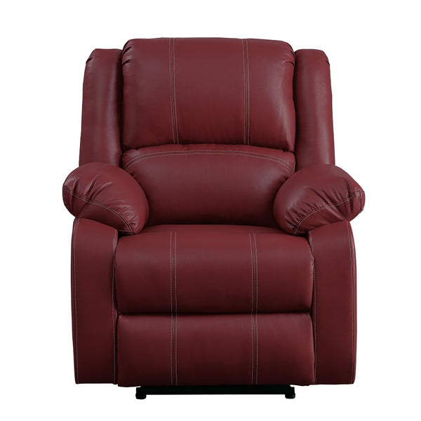 ACME Zuriel Red Synthetic Leather Motion Rocker Recliner Model LV52152