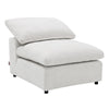ACME Naveen Ivory Linen Modular Armless Chair Model LV55130