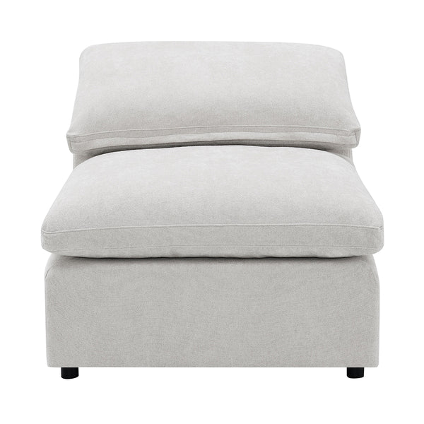 ACME Naveen Ivory Linen Modular Armless Chair Model LV55130