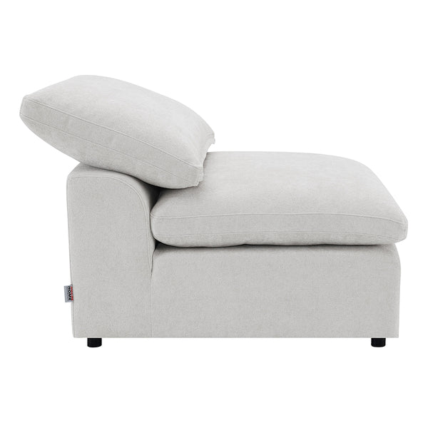 ACME Naveen Ivory Linen Modular Armless Chair Model LV55130