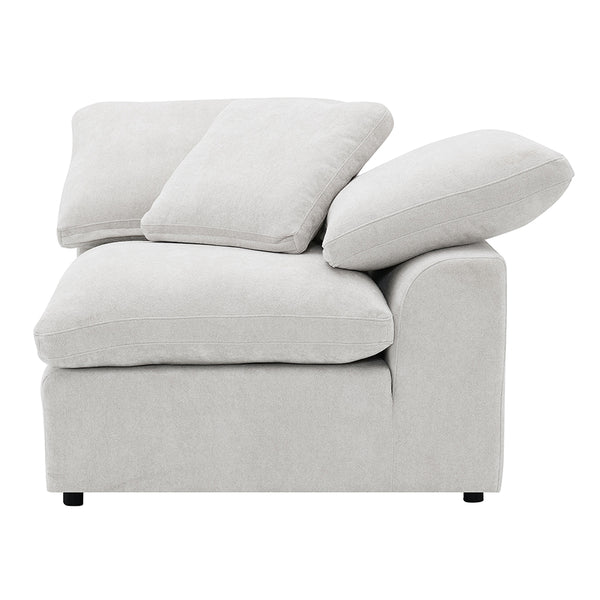 ACME Naveen Ivory Linen Modular Wedge with Pillow Model LV55131