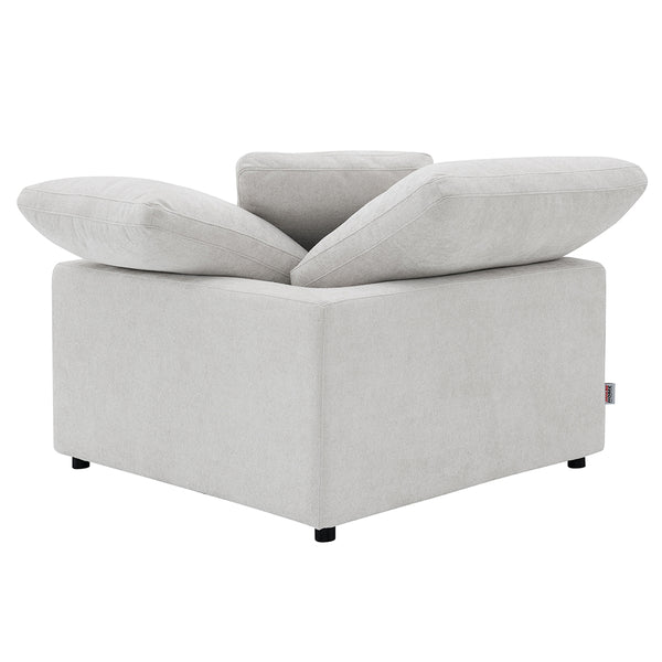 ACME Naveen Ivory Linen Modular Wedge with Pillow Model LV55131