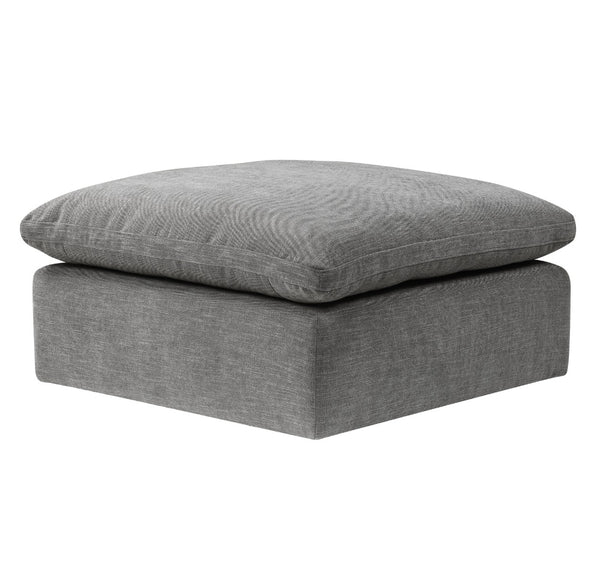 ACME Naveen Gray Linen Modular Ottoman Model LV55142