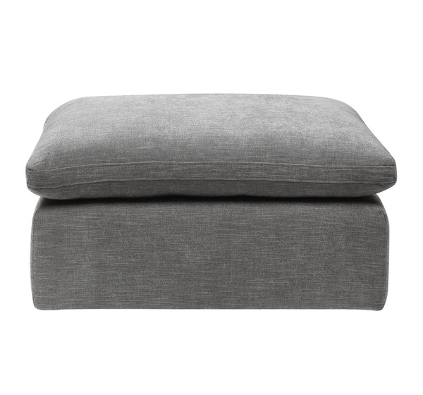 ACME Naveen Gray Linen Modular Ottoman Model LV55142