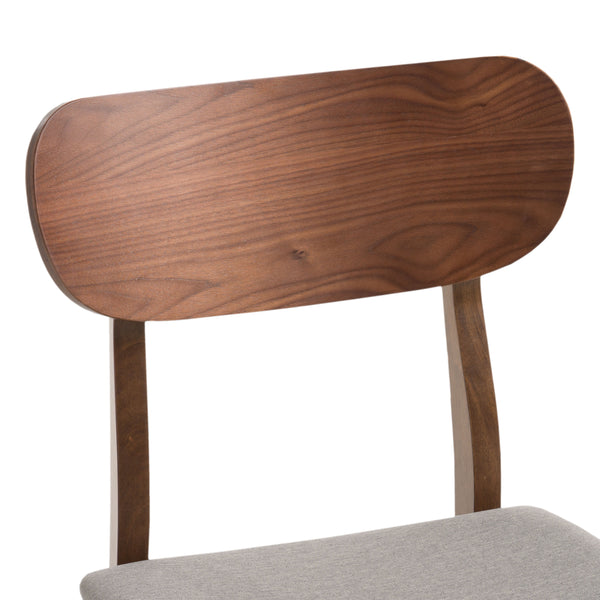 Modrest Lynn Modern Grey & Walnut Counter Chair (Set Of 2) Model VGMA-MI-861-BC24