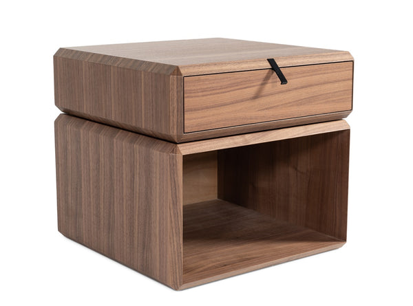Modrest Maceo Modern End Table Model VGBB-BOX300-WAL