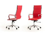 Madison Modern Red Leatherette Office Chair