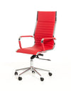 Madison Modern Red Leatherette Office Chair