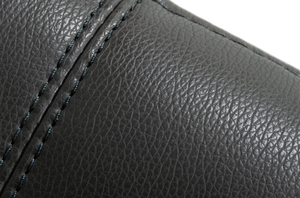 Divani Casa Maine Modern Dark Grey Eco Leather Left Facing Sectional Sofa With Recliner Model VGKNE9104-DK-GRY