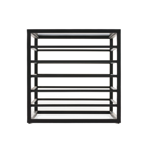 Modrest Malvo Modern Black & Glass End Table Model VGODLZ-215E-BLK-ET