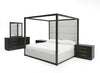 Modrest Manhattan Contemporary Canopy Grey Bedroom Set Model VGMA-BR-127-SET