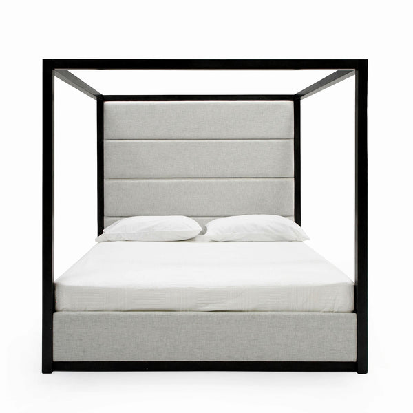 Modrest Manhattan Contemporary Canopy Grey BedModel VGMA-BR-127-BED