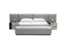 Nova Domus Maranello Modern Grey Fabric Bed With Two Nightstands Model VGMABR-121-GRY-BED
