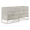 Marbella Italian Modern Grey Marble Dresser