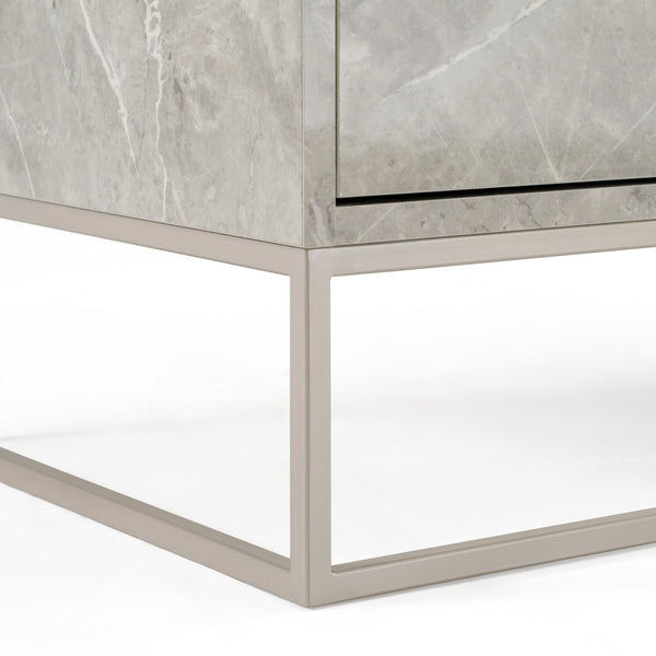 Marbella Italian Modern Grey Marble Dresser