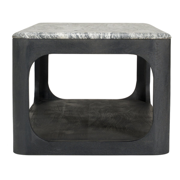 Modrest Marco Modern Black & White Granite Coffee Table Model VGNR-NI90022