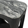 Modrest Marco Modern Black & White Granite End Table Model VGNR-NI90023