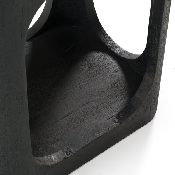 Modrest Marco Modern Black & White Granite End Table Model VGNR-NI90023