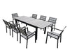 Renava Marina Grey Outdoor Dining Table Set Model VGICS1804-GRY-SET