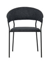 Modrest Marlynn Modern Dark Grey Dining Chair Set Of 2 Model VGFH-129571-GB-DC
