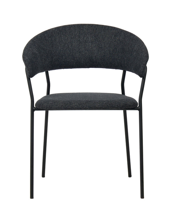 Modrest Marlynn Modern Dark Grey Dining Chair Set Of 2 Model VGFH-129571-GB-DC