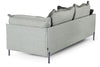 Divani Casa Mars Modern Grey & Dark Grey Fabric Sofa Model VGCF591-DKGRY-S