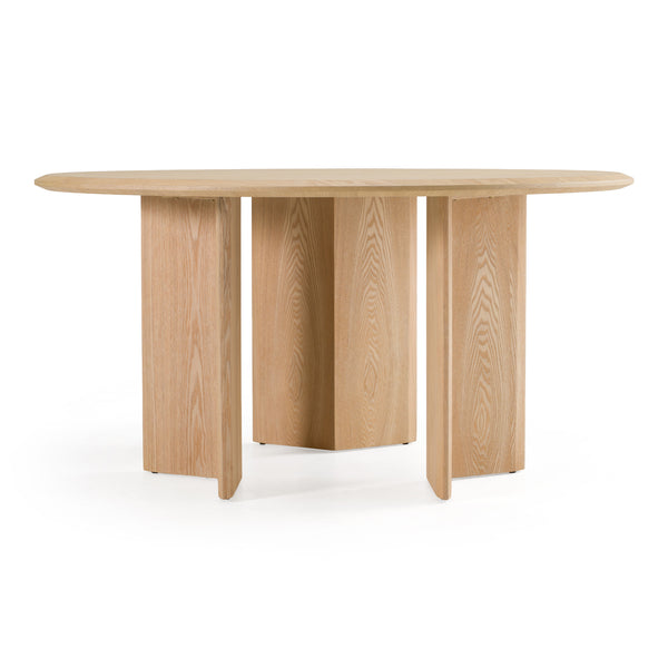 Masuda Modern Natural Ash Round Dining Table