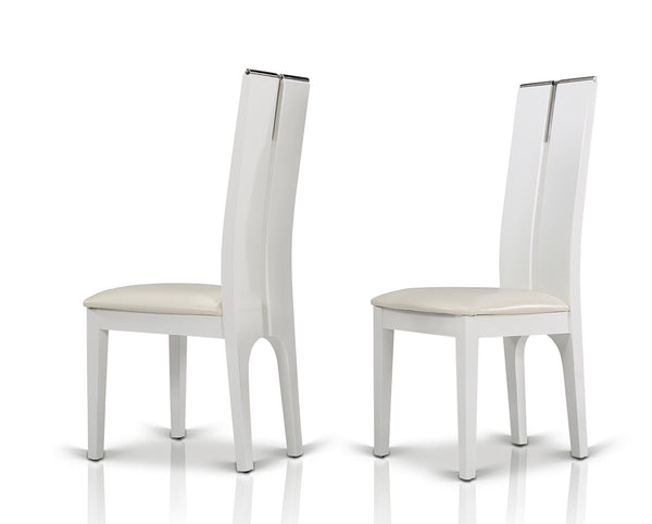 Maxi White Gloss Chair (Set Of 2) Model VGGUJK414SCH-WHT