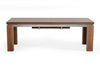 Modrest Maxi Modern Walnut & Stainless Steel Dining Table Model VGGU677XT-WAL-DT