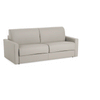 Lamod Italia Revers Italian Modern Grey Leather Queen Sofabed Model VGDTREVERS-160-CENERE