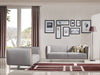 Divani Casa Medora Modern Grey & Yellow Fabric Sofa Set Model VGMB-1661-GRY