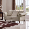 Divani Casa Nadine Transitional Beige Fabric Loveseat Model VGMB-1769-BGE-LOVE