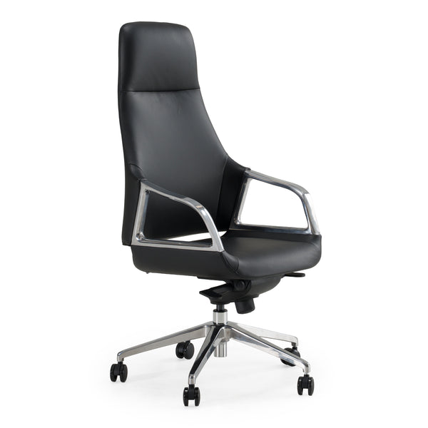 Merlo Modern Black High Back Executive Office Chair