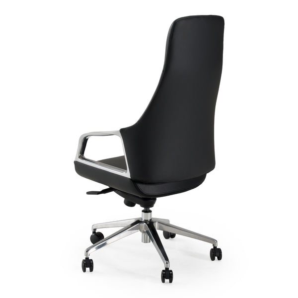 Merlo Modern Black High Back Executive Office Chair
