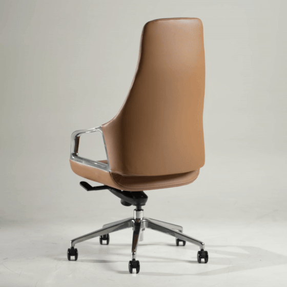 Merlo Modern Brown High Back Executive Office Chair
