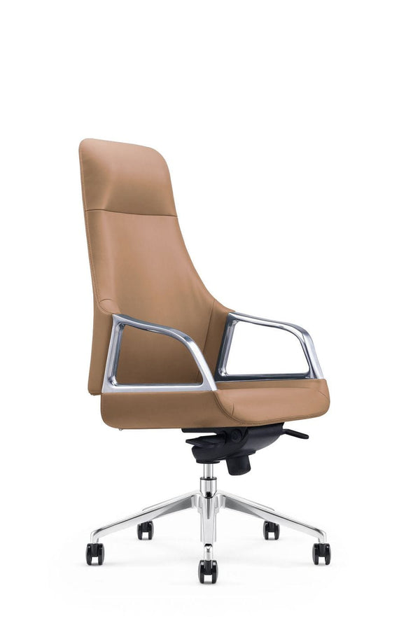 Modrest Merlo Modern Brown High Back Executive Office Chair Model VGFUA1902-BRN-OC