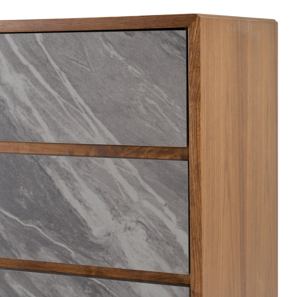 Nova Domus Metcalf Mid Century Walnut & Grey Chest Model VGMAQT-S831-BR-120-WAL-CHEST