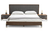 Nova Domus Metcalf Mid Century Walnut & Grey Bed Model VGMABR-120-WAL-BED