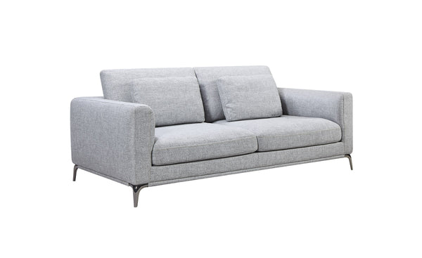 Divani Casa Beaman Modern Grey Fabric Sofa Set Model VGMB-C021-SOFA-SET-GRY
