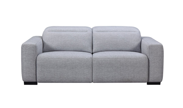 Divani Casa Bode Modern Grey Fabric Sofa With 2 Recliners Model VGMB-R211-P1-SOFA-M31