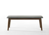 Modrest Castillo Modern Walnut Dining Bench Model VGMA-MI-1115