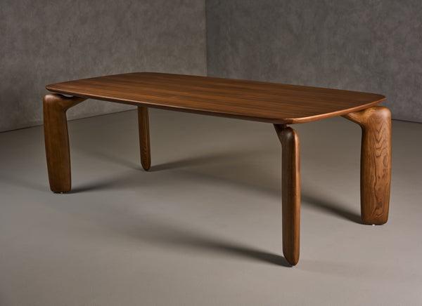 Modrest Michael Mid Century Modern Walnut Dining Table Model VGCS-DT-22067